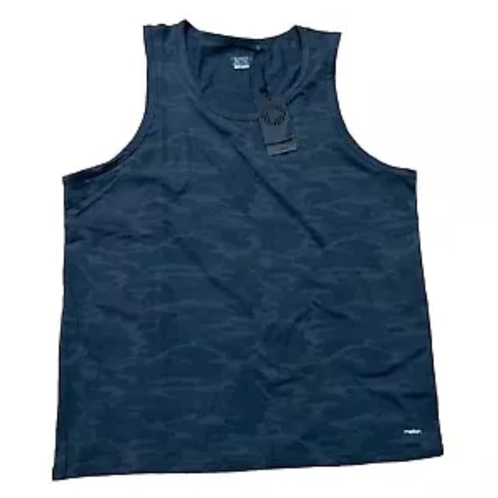 Men's Motion Energy Tank Charcoal Gray Camo Pattern Size XL